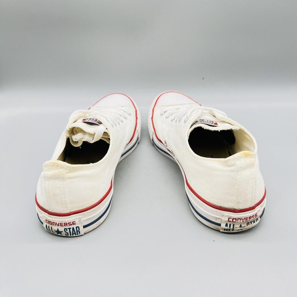 Converse Shoes Mens 8 White Canvas Chuck Taylor All Star Sneakers Casual Comfort - Picture 6 of 11